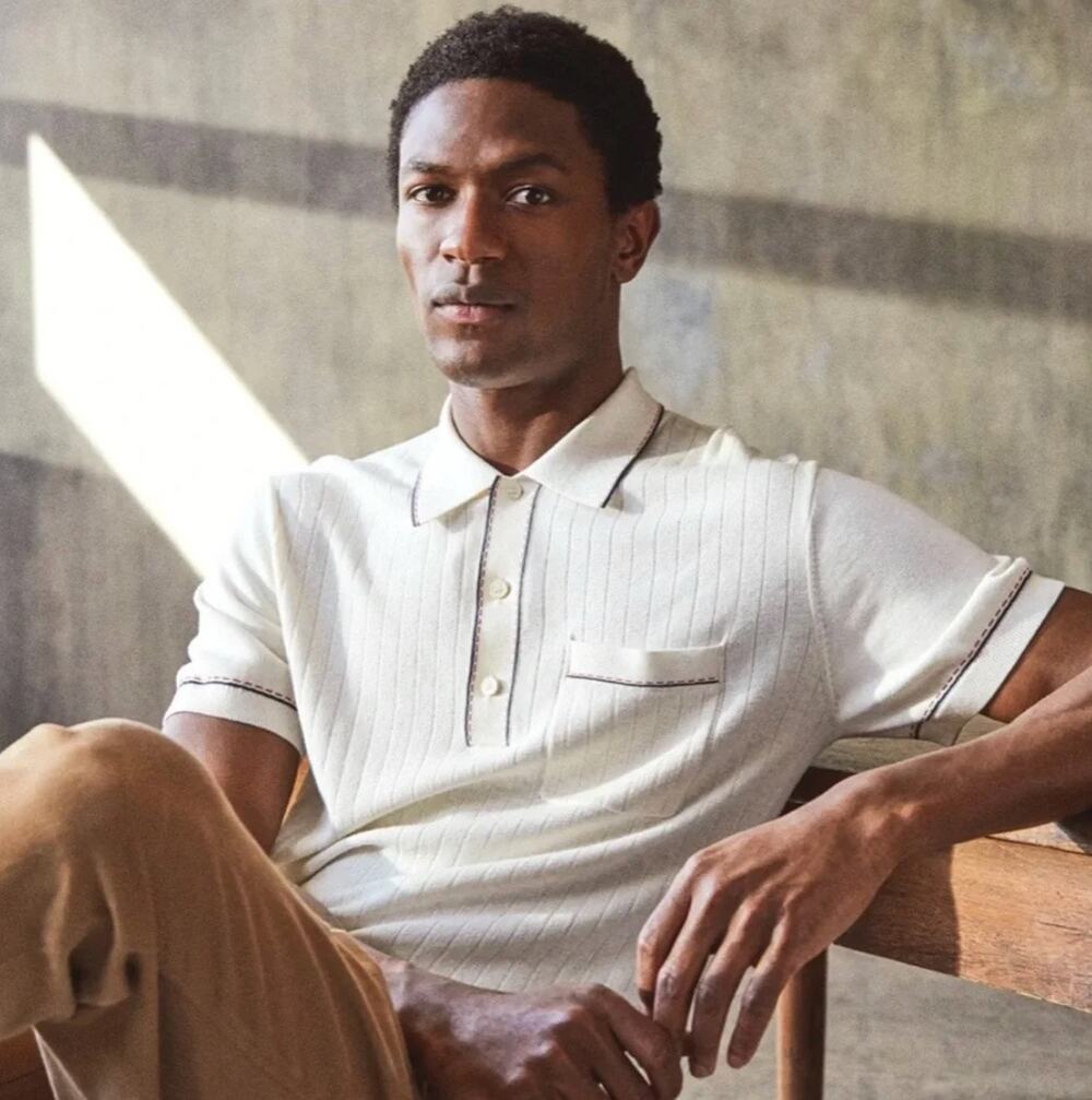 TODD SNYDER  Italian Silk-Cotton Tipped Riviera Polo Shirt